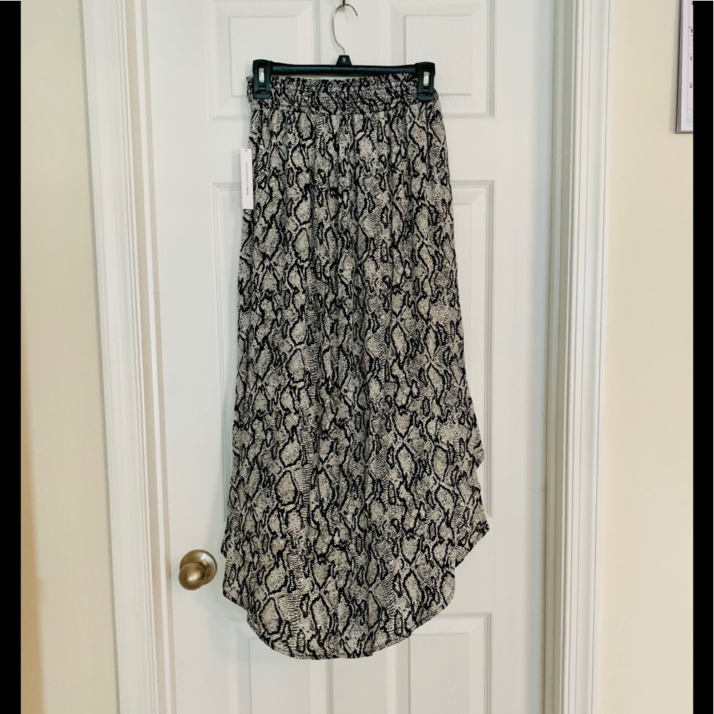 Joe B Smocked Waist Woven Maxi Skirt